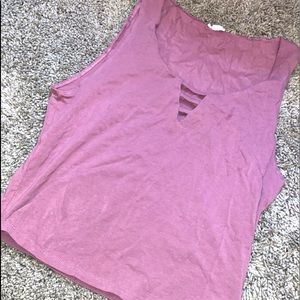 Dusty Rose Garage Tank